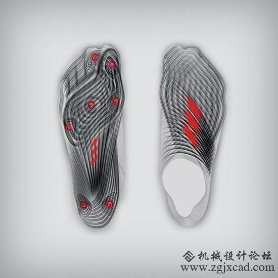 阿迪达斯依靠3D打印制作的高性能球鞋