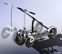 一款倾斜脚踏漂移车