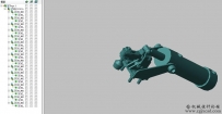 气动夹钳-法兰底座-水平压紧式附（STP格式3D）