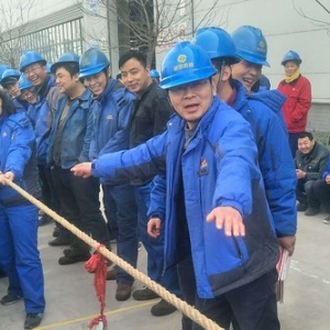 陕建机股份铆焊一车间举行“迎新年”文体活动